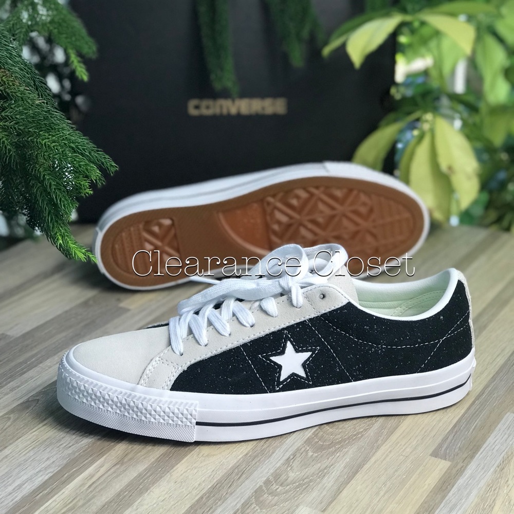 NWT Converse One Star PRO OX Suede B/W W AUTHENTIC - Picture 2 of 8
